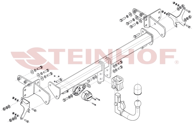 Vertikalna vlečna kljuka Ssangyong Korando - (CW) - 2WD/4WD - od 2019